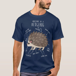 Hedgehog Anatomy T Shirt
