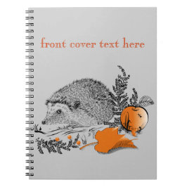 Hedgehog Anteckningsbok Med Spiral