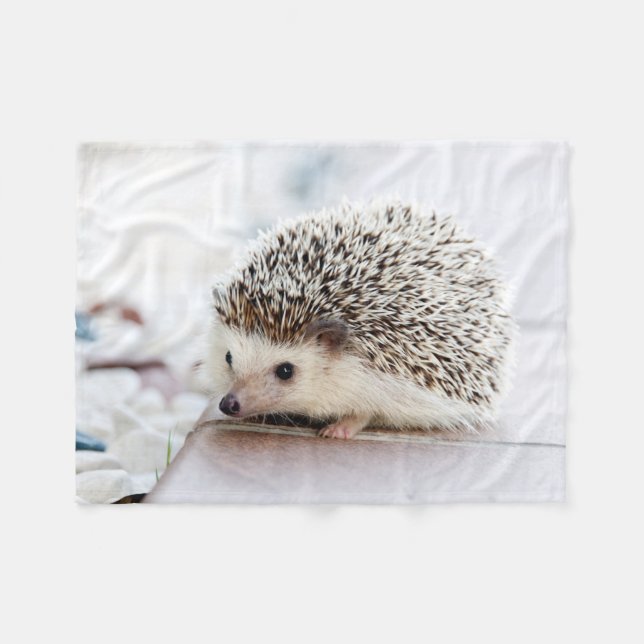 Hedgehog Baby Fleecefilt (Framsidan (Horisontell))