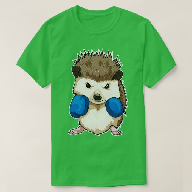 Hedgehog Boxer Boxing handskar Boxing T Shirt (Design framsida)