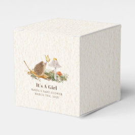 Hedgehog Butterfly Mushroom Woodland Baby Shower Presentaskar