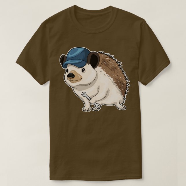 Hedgehog Crateur Wrench T Shirt (Design framsida)