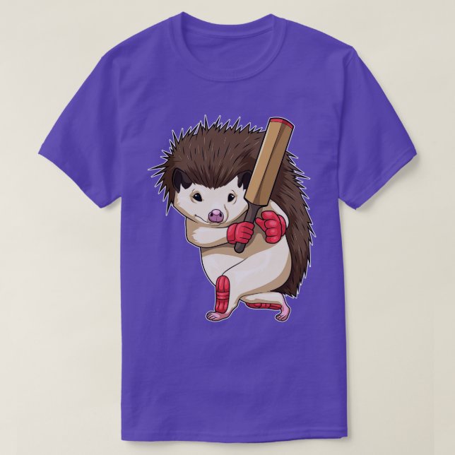 Hedgehog Cricket fladdermus T Shirt (Design framsida)
