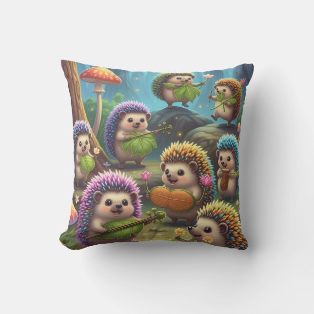 Hedgehog Cushion, fysisk design Kudde (Framsida)