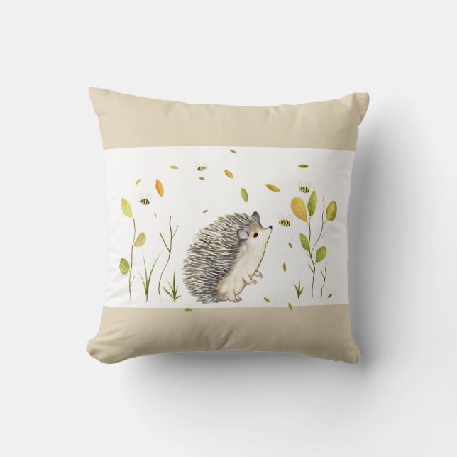 Hedgehog Dekorativ kudde (Framsida)