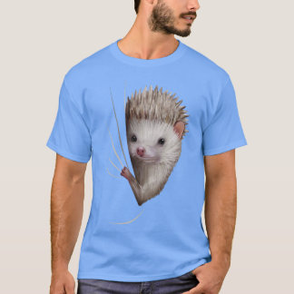 Hedgehog-djur som kommer inifrån t shirt