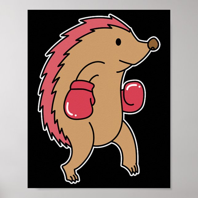 Hedgehog do Boxing Poster (Framsidan)
