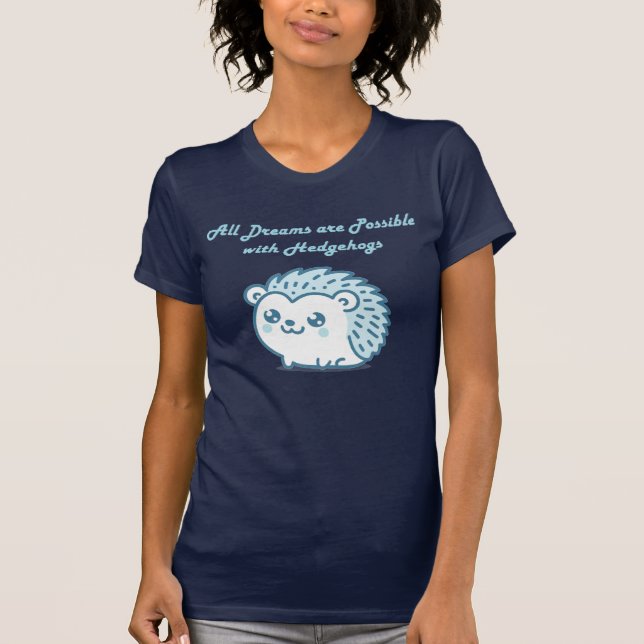 Hedgehog dreams t shirt (Framsida)