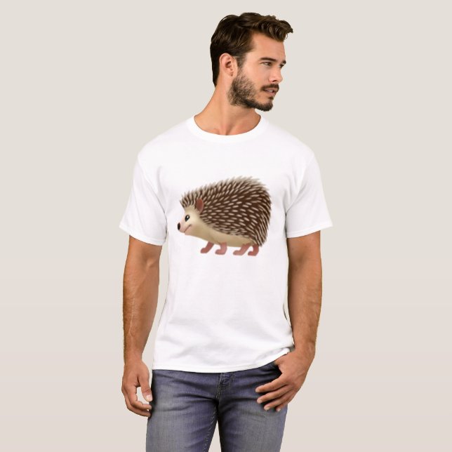 Hedgehog - Emoji Tee Shirt (Hel framsida)