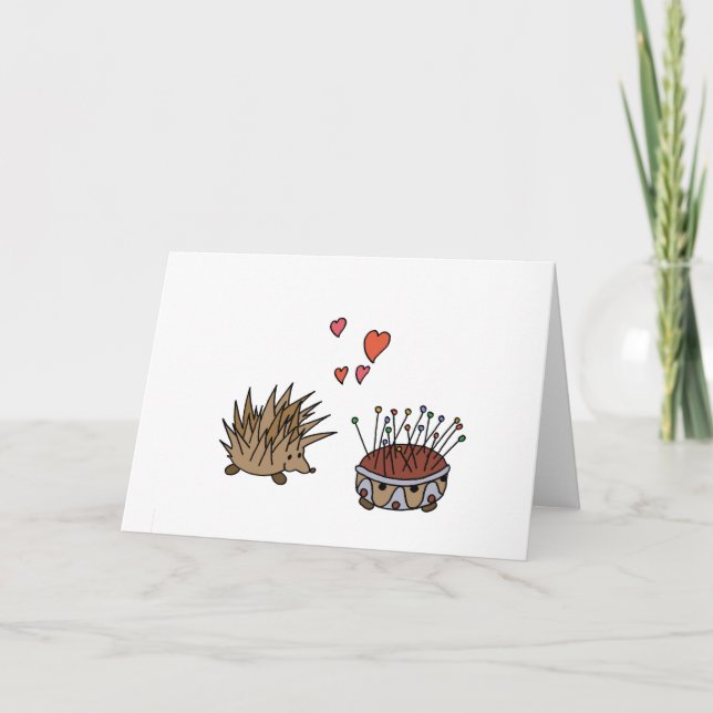 Hedgehog - erizo kort (Framsida)
