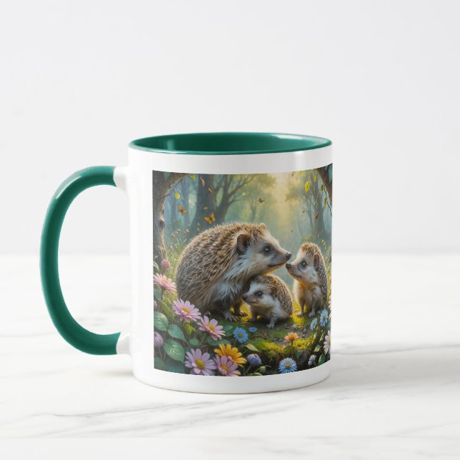 Hedgehog Family Mugg (Vänster)