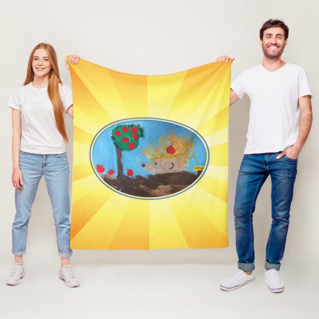 Hedgehog Fleecefilt (På plats)