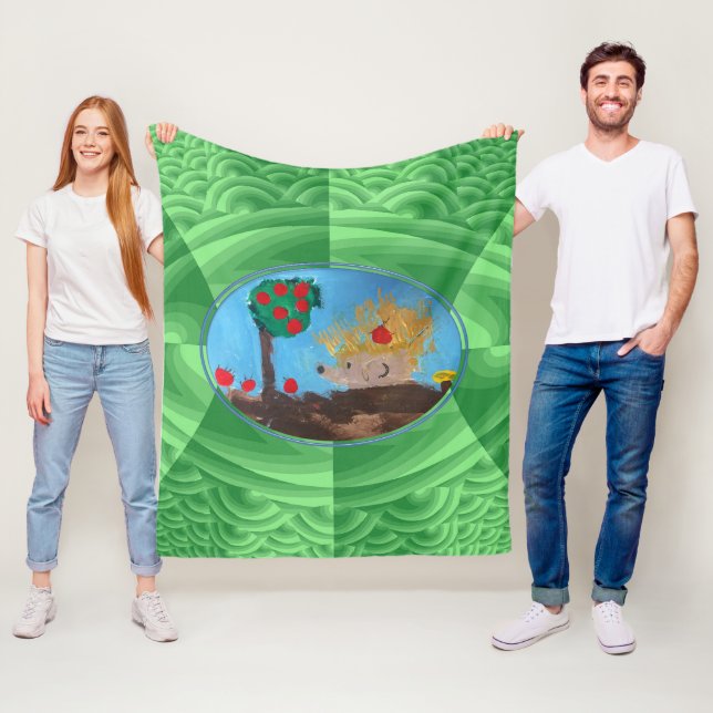 Hedgehog Fleecefilt (På plats)