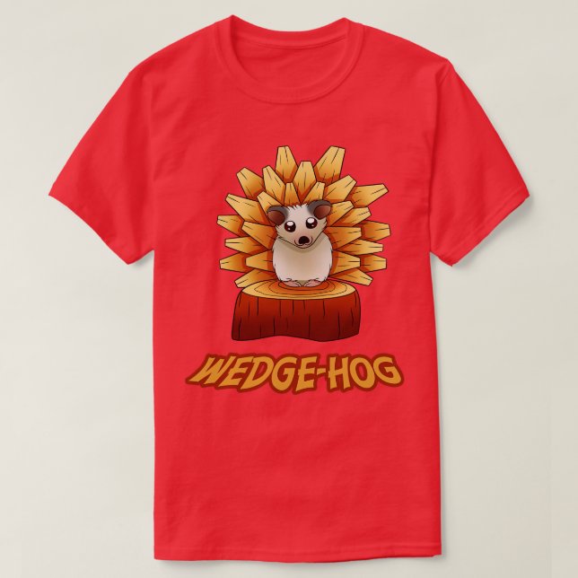 Hedgehog for penter Wood Worker T Shirt (Design framsida)