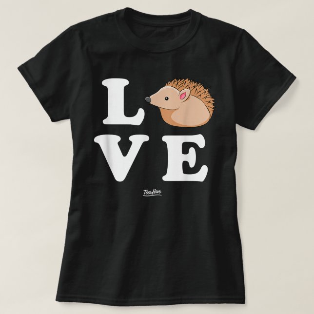 Hedgehog Gifts for Hedgehog Älskare Hedgehog Gifts T Shirt (Design framsida)