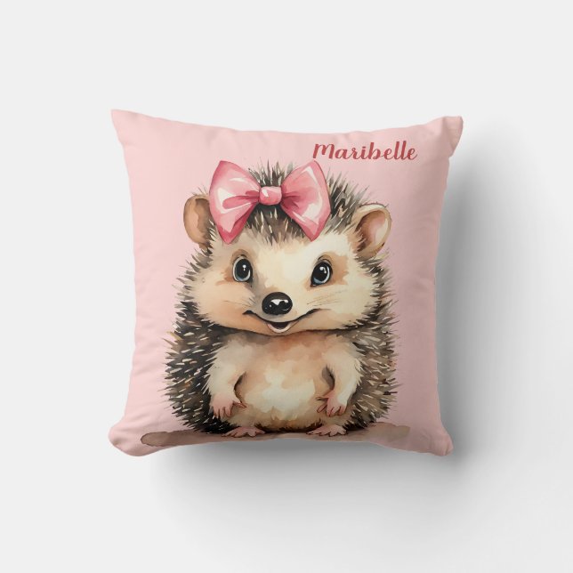 Hedgehog Girls Personlig Kudde (Framsida)