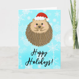 Hedgehog Glad helg Cute Animal God jul