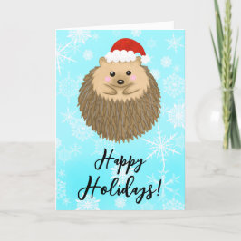 Hedgehog Glad helg Cute Animal God jul