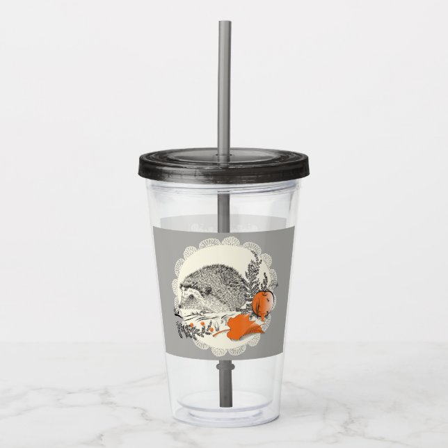 Hedgehog Grapcart Take Away Mugg (Framsida)