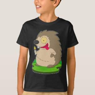 Hedgehog Halloween Zombie T Shirt