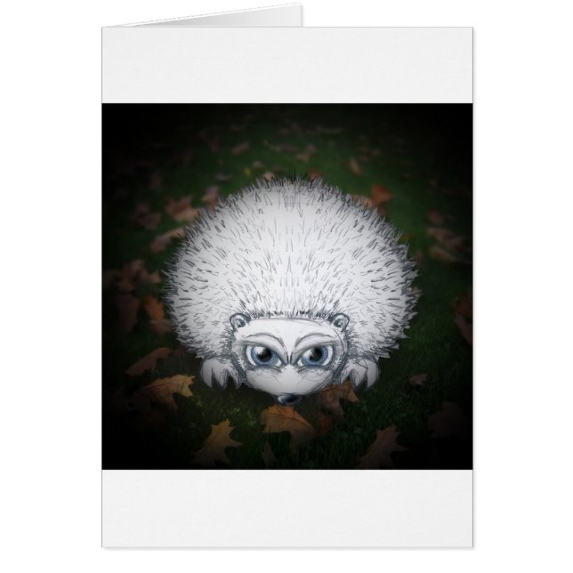 hedgehog hälsningskort (Framsidan)