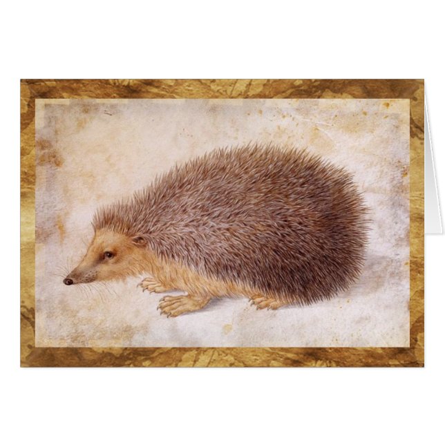 HEDGEHOG HÄLSNINGSKORT (Framsidan Horizontal)