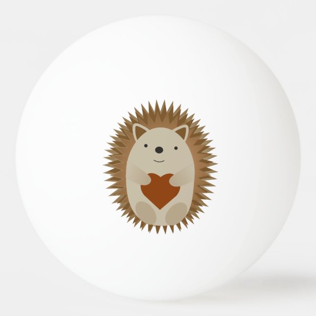 Hedgehog Heart Pingisboll (Framsidan)