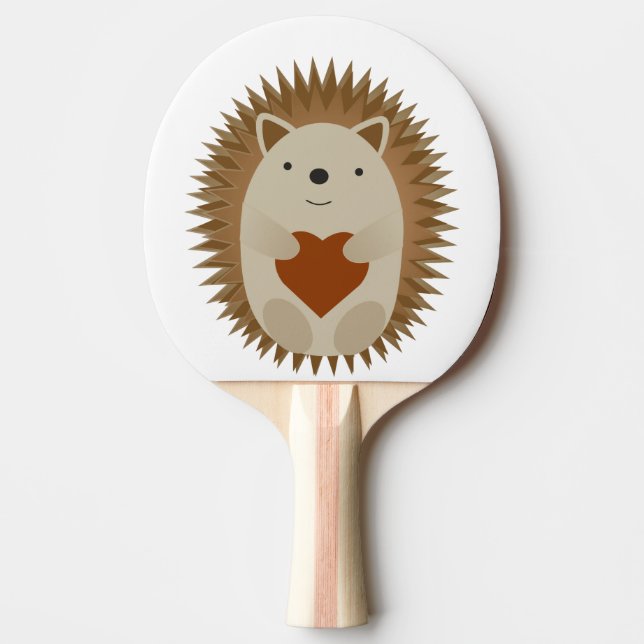 Hedgehog Heart Pingisracket (Framsidan)