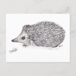 HEDGEHOG HELG VYKORT