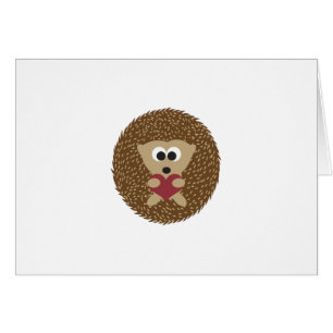 Hedgehog Hugginghjärta OBS Kort