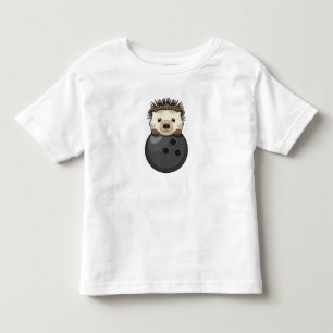Hedgehog i Bowling med Bowling ball T Shirt