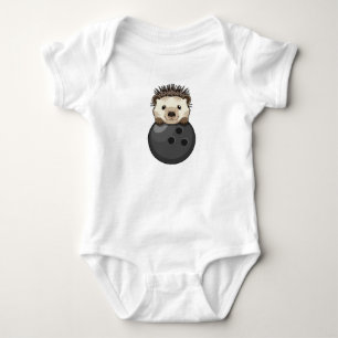 Hedgehog i Bowling med Bowling ball T Shirt