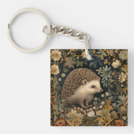 Hedgehog i Forest William Morris stil