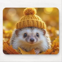 Hedgehog i Höst löv Musmatta