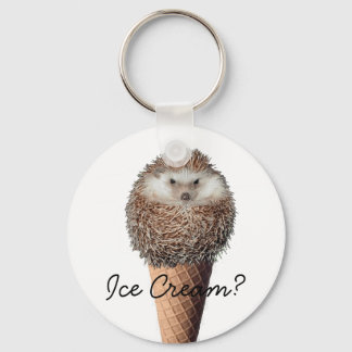 Hedgehog Ice Cream Nyckelring