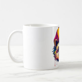 Hedgehog in a Baseball Cap Roligt Design Kaffemugg