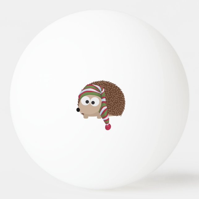 Hedgehog in Sleeping Cap Pingisboll (Framsidan)