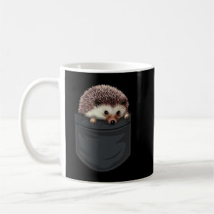 Hedgehog in the Pocket Funny Hedgehog Älskare Gift Kaffemugg