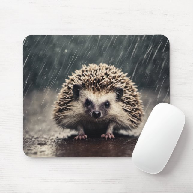 Hedgehog in the Rain Musmatta (Med mus)