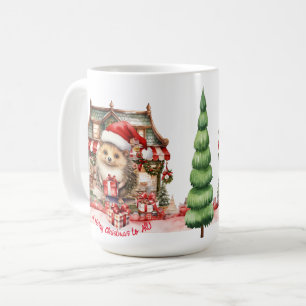 Hedgehog jul Leksak Shop Julgran Kaffemugg