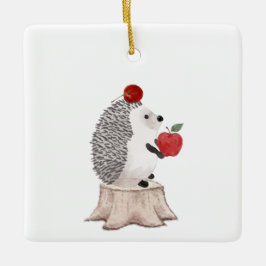 Hedgehog Julgransprydnad Keramik