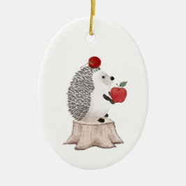 Hedgehog Julgransprydnad Keramik