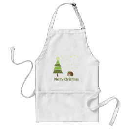 Hedgehog-julscenen Förkläde