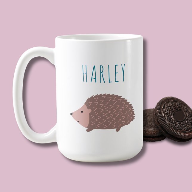 Hedgehog Kaffemugg (Personalized hedgehog coffee mug)