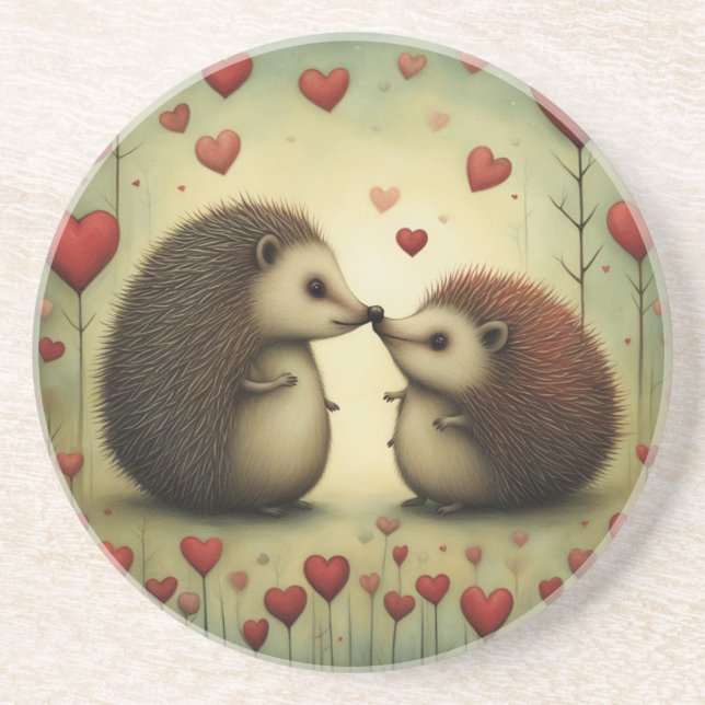 Hedgehog Kärlek 1 Underlägg (Framsidan)