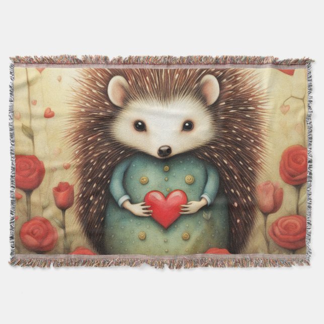 Hedgehog Kärlek 2 Filt (Framsidan)