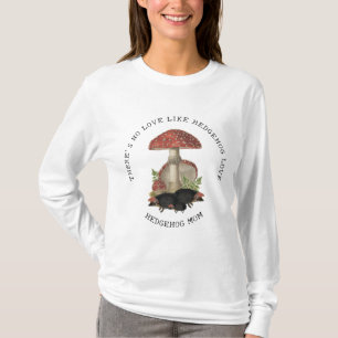 Hedgehog Kärlek Hedgie Magic Mushroom T Shirt