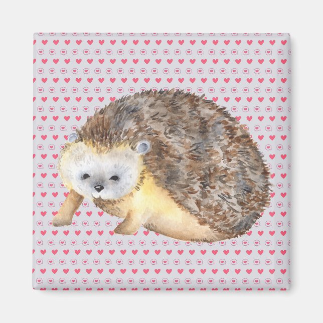 Hedgehog Kärlek Magnet (Framsidan)
