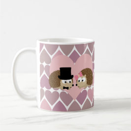 Hedgehog Kärlek med Hearts Kaffemugg