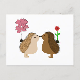 Hedgehog Kärlek Vykort